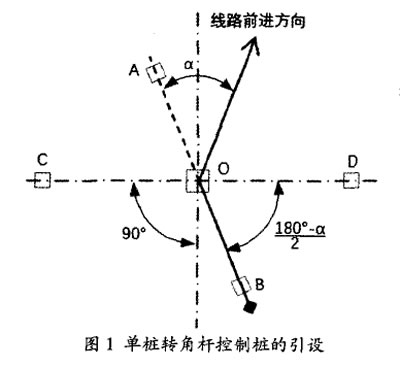 單樁轉(zhuǎn)角鋼桿
